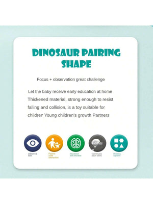 2pcs dinosaur shape matching KIDZMART