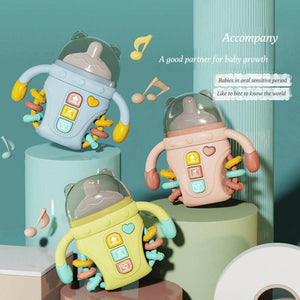 Baby Bottle Musical Rattle Teether - KIDZMART