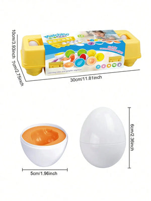 Montessori Smart Eggs Puzzle Matching - KIDZMART