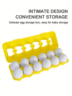 Montessori Smart Eggs Puzzle Matching - KIDZMART