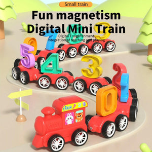 Magnetic Number Train Learning Toy.