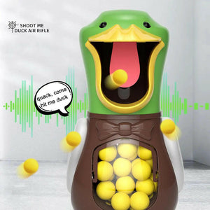 Hunger Shooting Duck Air Gun Soft Pinball Toy.