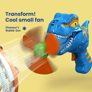 Electric Dinosaur Bubble Blower Machine - KIDZMART