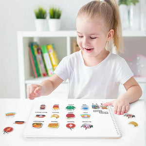 Montessori Kate's Quiet Busy Book For Kids - KIDZMART