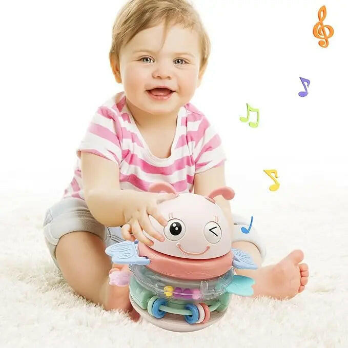 Stacking Musical Rattle Teething Toy - KIDZMART