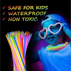 Fluorescent Glowing Light Costume Set (136 Pieces) - KIDZMART
