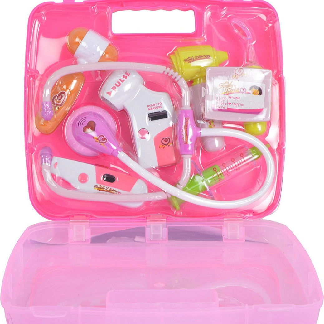 Doctor Set Toy with Light Sound Effects (Pink)