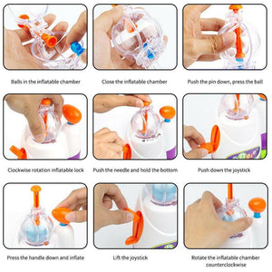 Handmade Sticky Ball Balloon Toy Making.