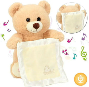 Peek-a-Boo Bear Stuff Toy - KIDZMART