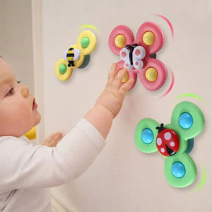 3PCS Suction Cup Spinner Toy For Kids - KIDZMART