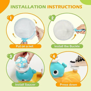 Fun & Attractive Whale Disc Flying Saucer Toy - KIDZMART