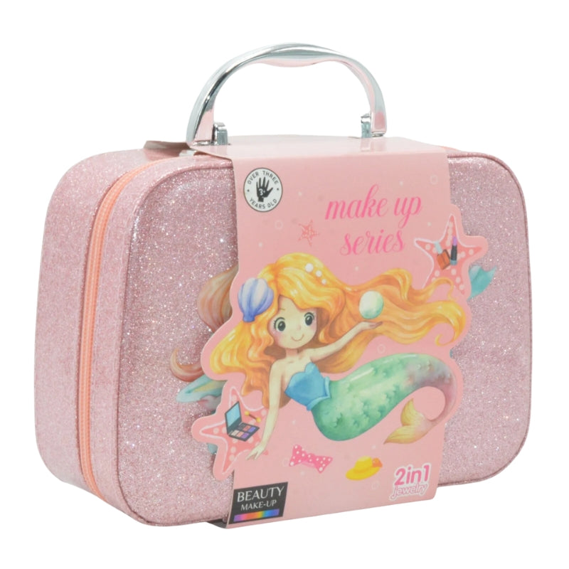 Mermaid Portable Beauty Makeup Box For Girls