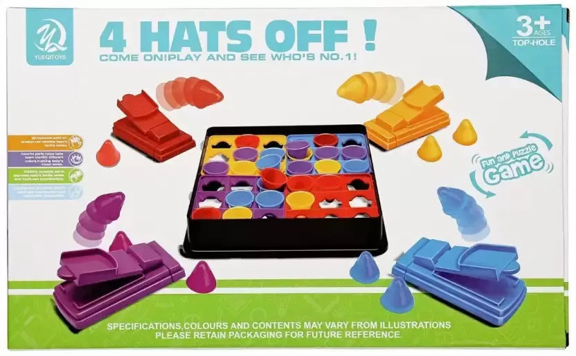 4-Hats Off Flipping Game - KIDZMART