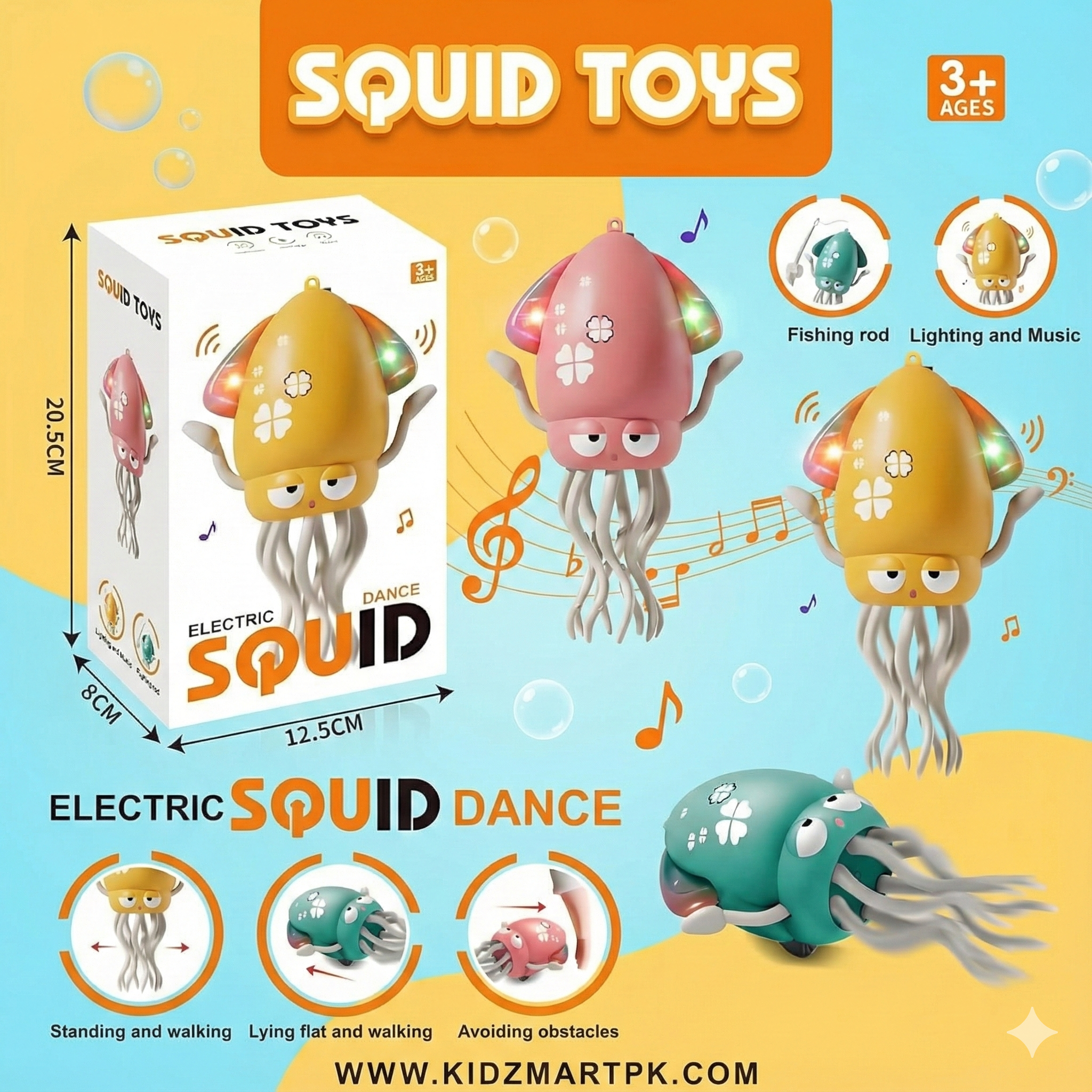 Electric Squid Dance Toy