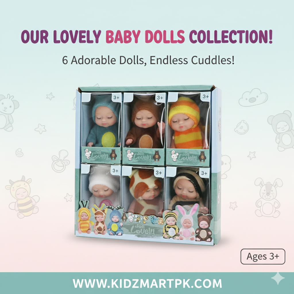 Doll Lovely Baby Dolls (6-Pack)