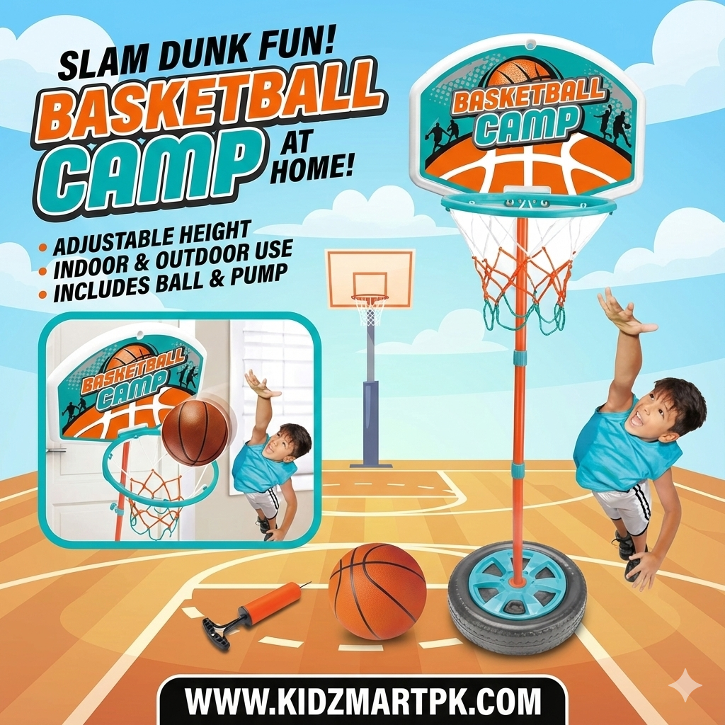 Portable Basketball Game Playset