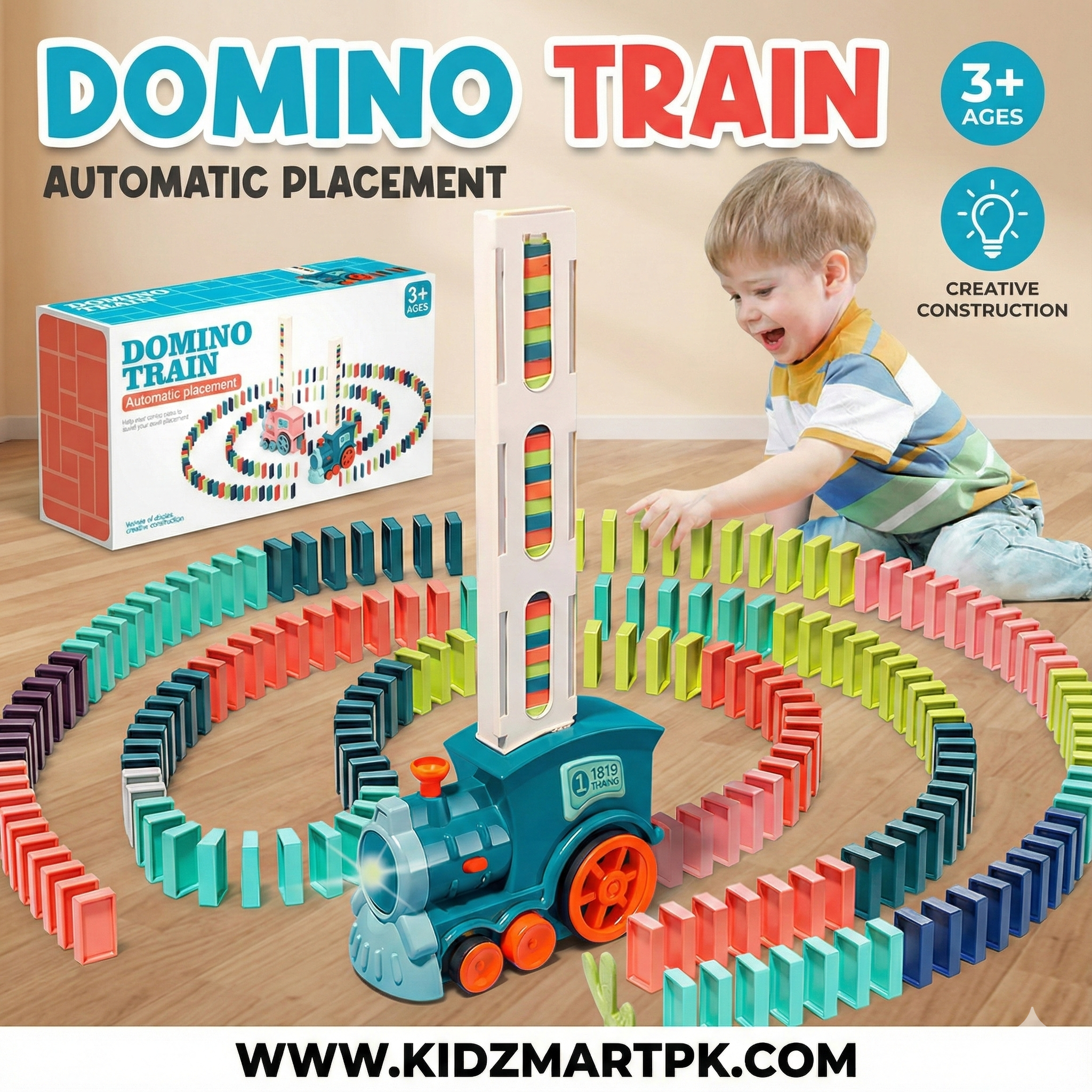 Atomatic Electric Domino Train Set