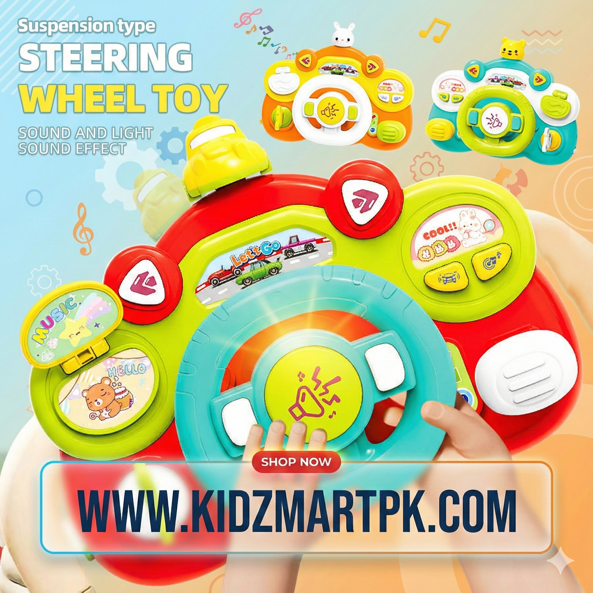 Baby Sensory Musical Steering Wheel