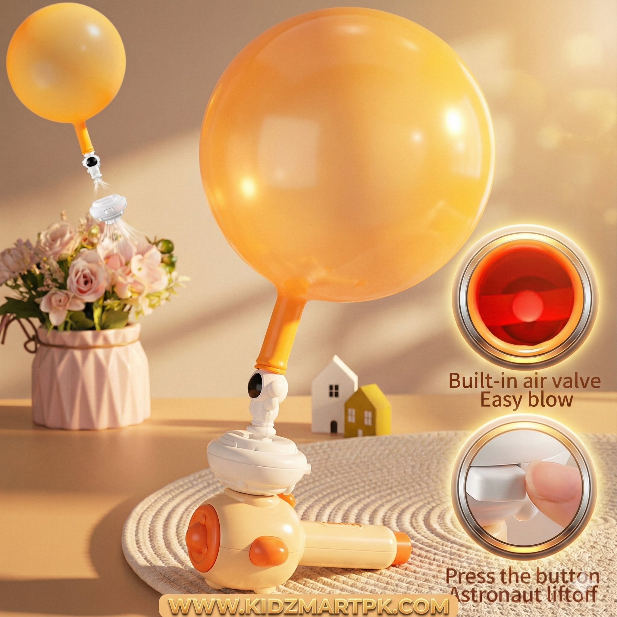3-in-1 Breathing Exercise Ball Blower Toy