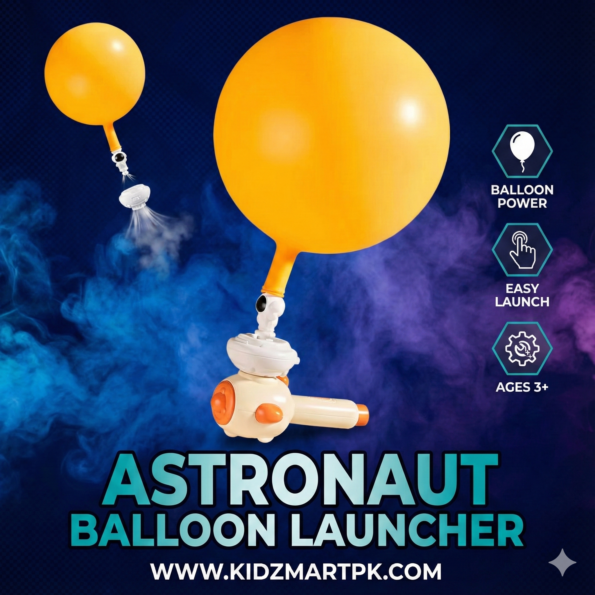 3-in-1 Breathing Exercise Ball Blower Toy