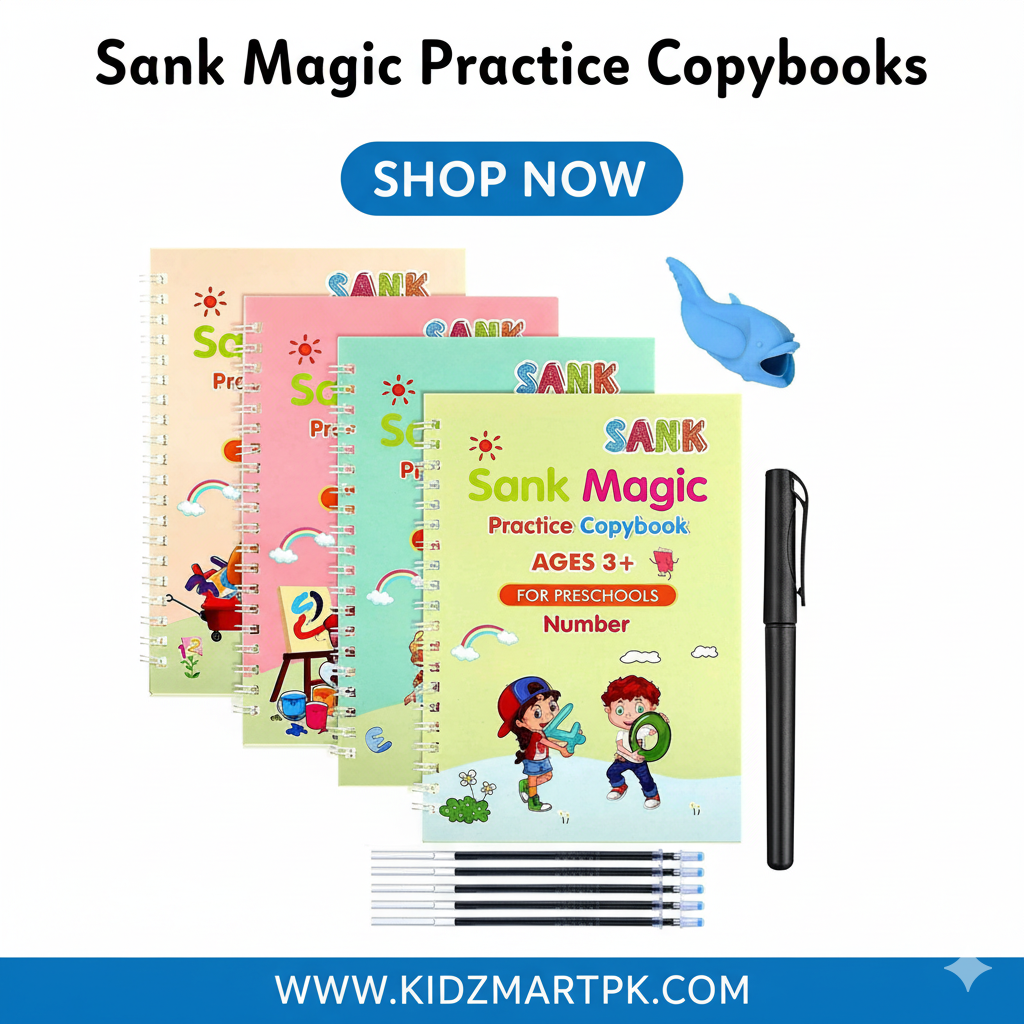 Reusable Sank Magic Book For Kids