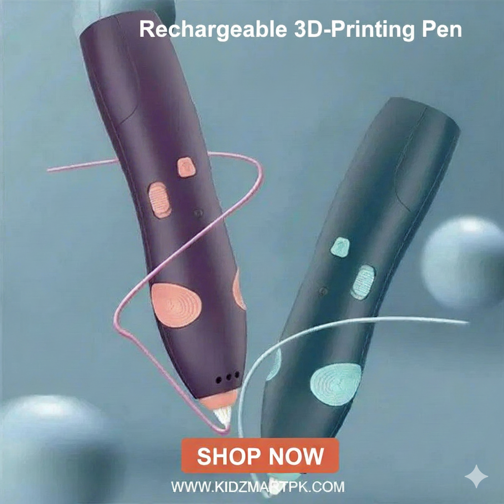 Rechargeable 3D-Printing Pen For Kids