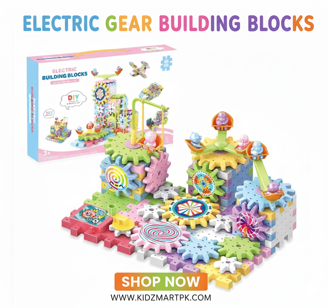 Electric Gear Building Blocks: Fun and Educational Toy – KIDZMART