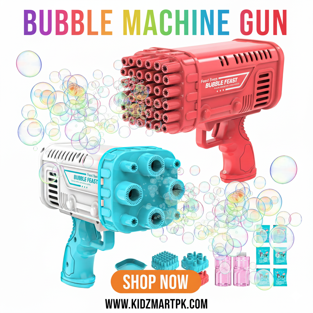 Bubble Machine Gun For Kids