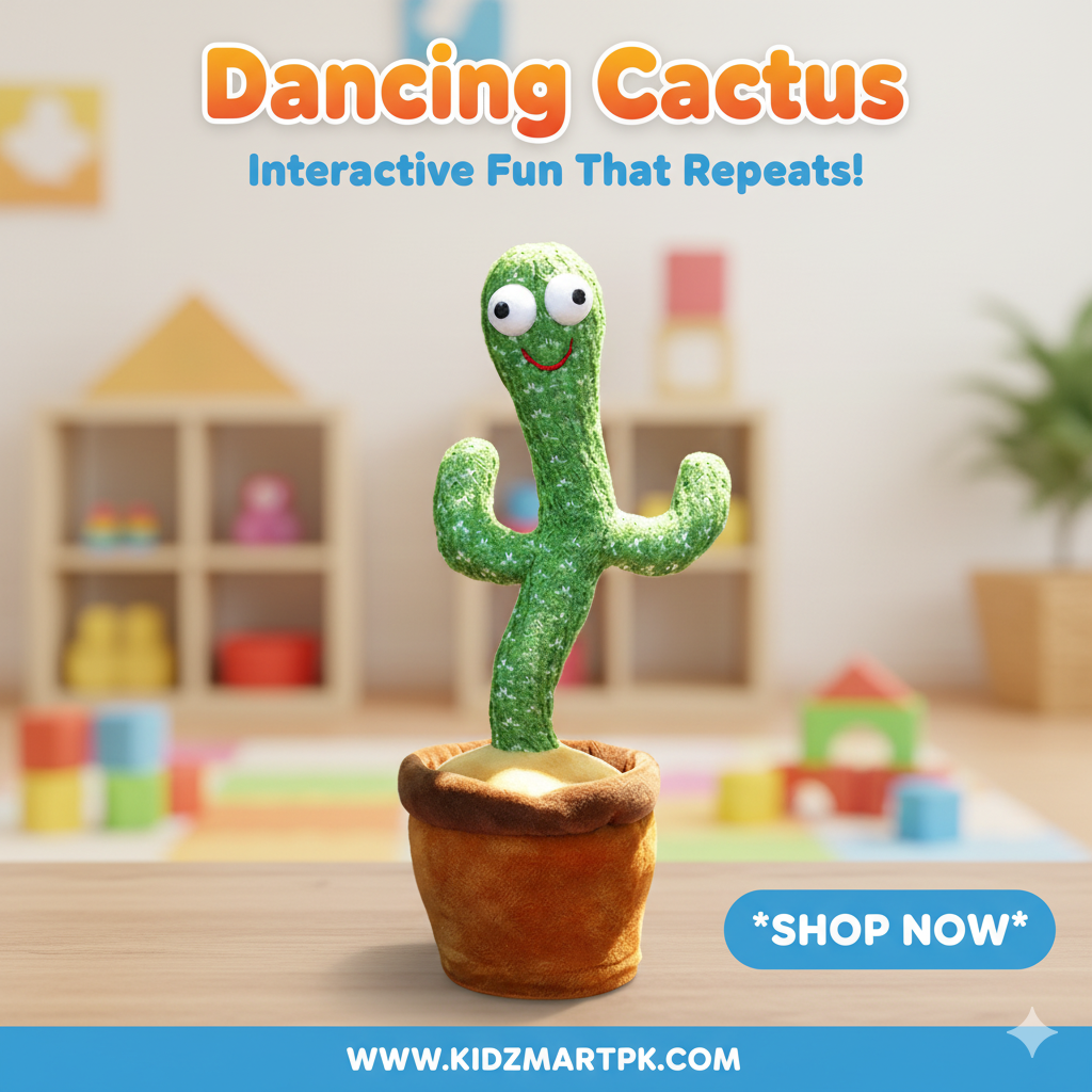 Portable Twisting Music Dancing Cactus Toy