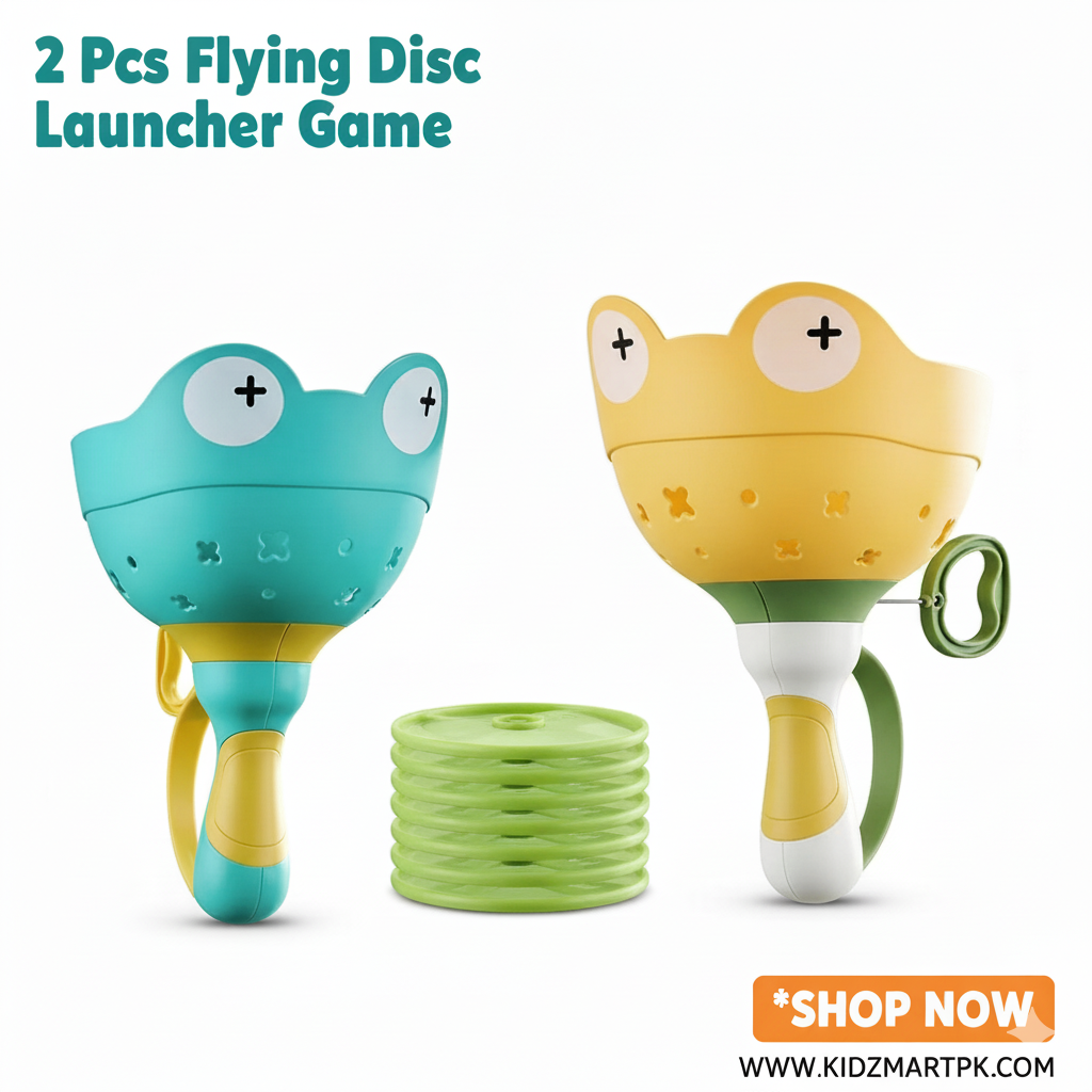 2 Pcs Flying Disc launcher Game