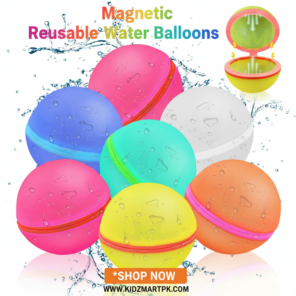 Silicone Reusable Water Balls pack of 6