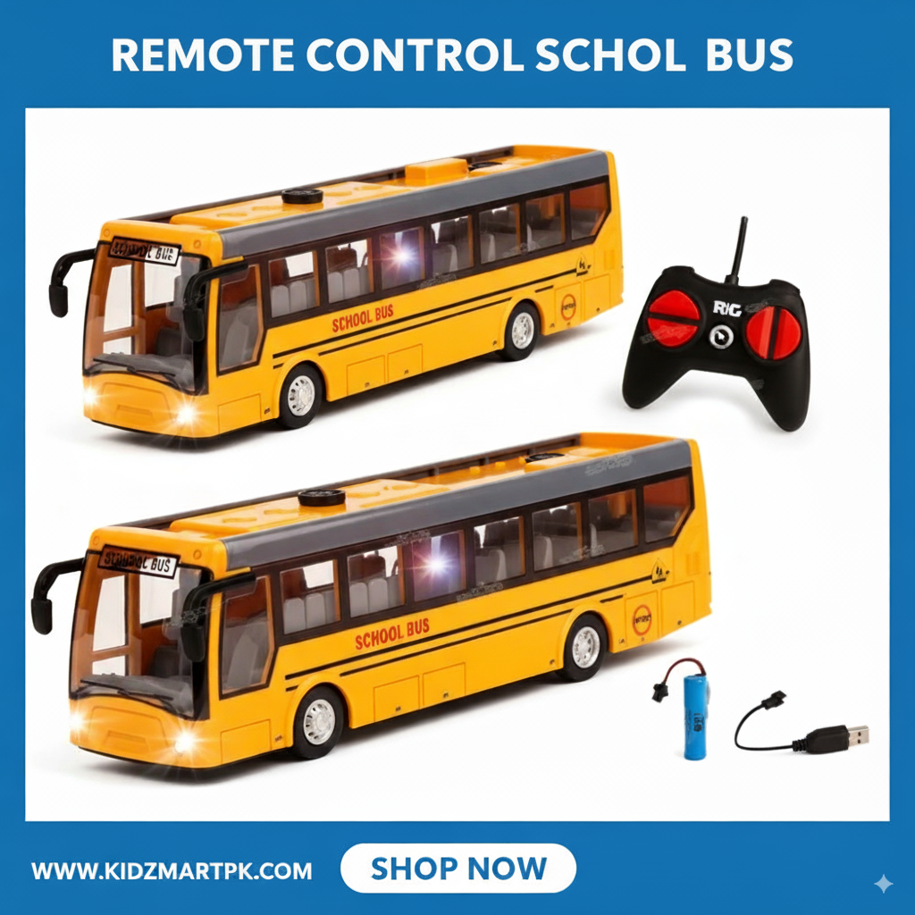 RC School Bus with Sounds and Lights