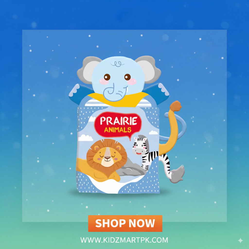 Hand Puppet Fabric Books – 3D Animal toy