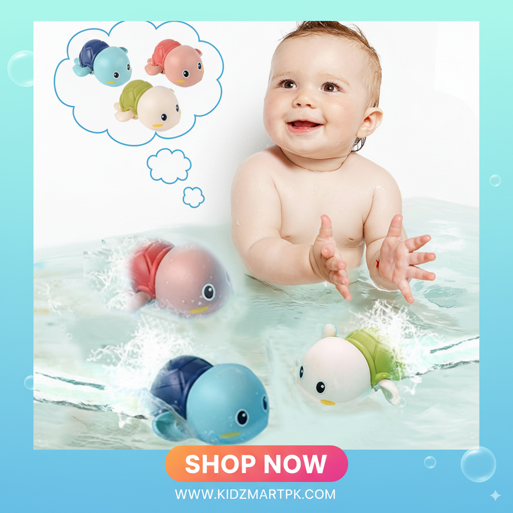 Cute Swimming Turtle Bath Toys for Toddlers