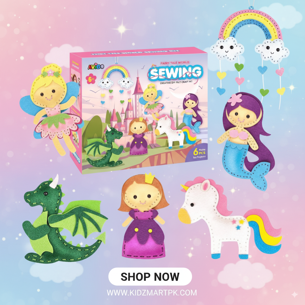 DIY Sewing Creative & Learning Kit for Kids