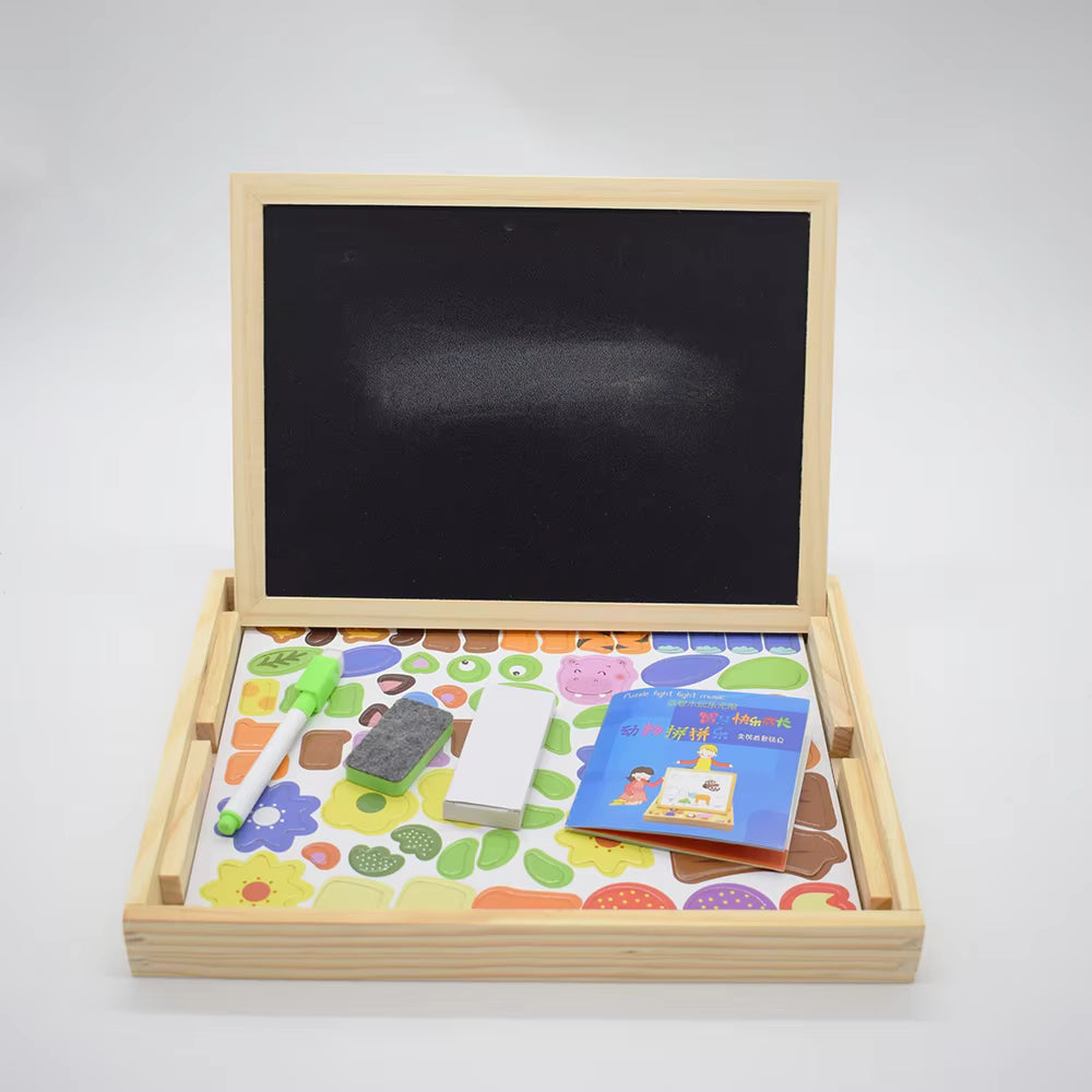kids Board Game Learning Box With Writing blackboard
