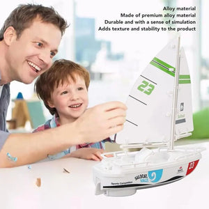 Electric Alloy Sail Boat For Kids - KIDZMART