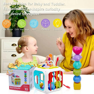 Baby Shape Sorter Montessori Toy - KIDZMART