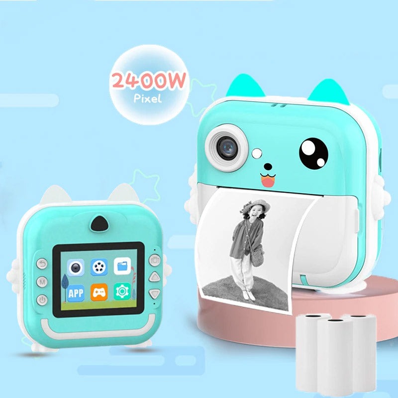 Kids Instant Print Camera: 1080P Digital Photo & Video