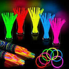 Fluorescent Glowing Light Costume Set (136 Pieces) - KIDZMART