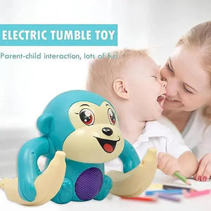 Musical Dancing & Rolling Tumble Monkey - KIDZMART
