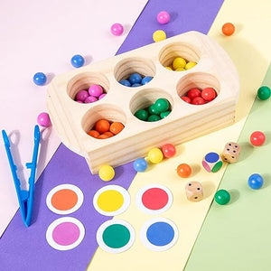 Baby Montessori Color Sorting Board Games