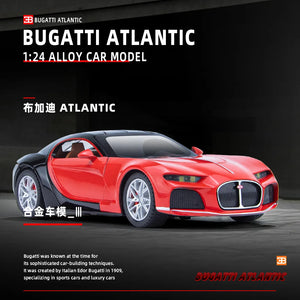 1:24 Diecast Bugatti Atlantic Chiron Model Car