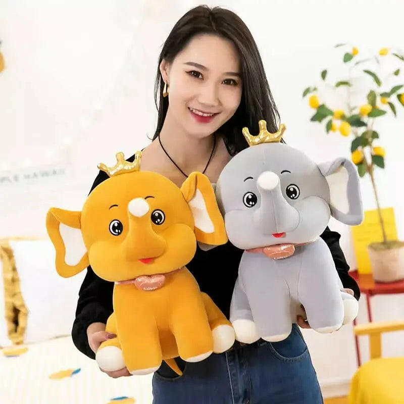Plush Elephant Stuff Toy For Kids - KIDZMART