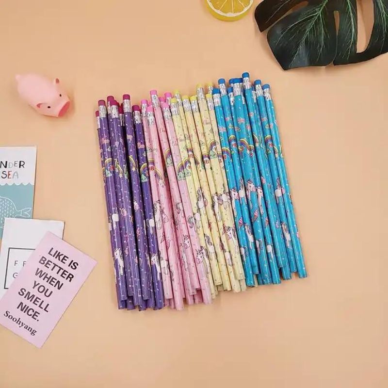 Pack Of 12 Piece Unicorn Pencil