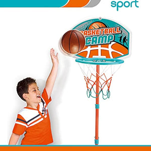 HALO NATION® Portable Basketball Game Playset Toy Hoop Adjustable Height Portable Basketball Stand for Kids Children's Indoor Outdoor Basket Ball Game - 3 Level Adjustable Height for Differnt Age