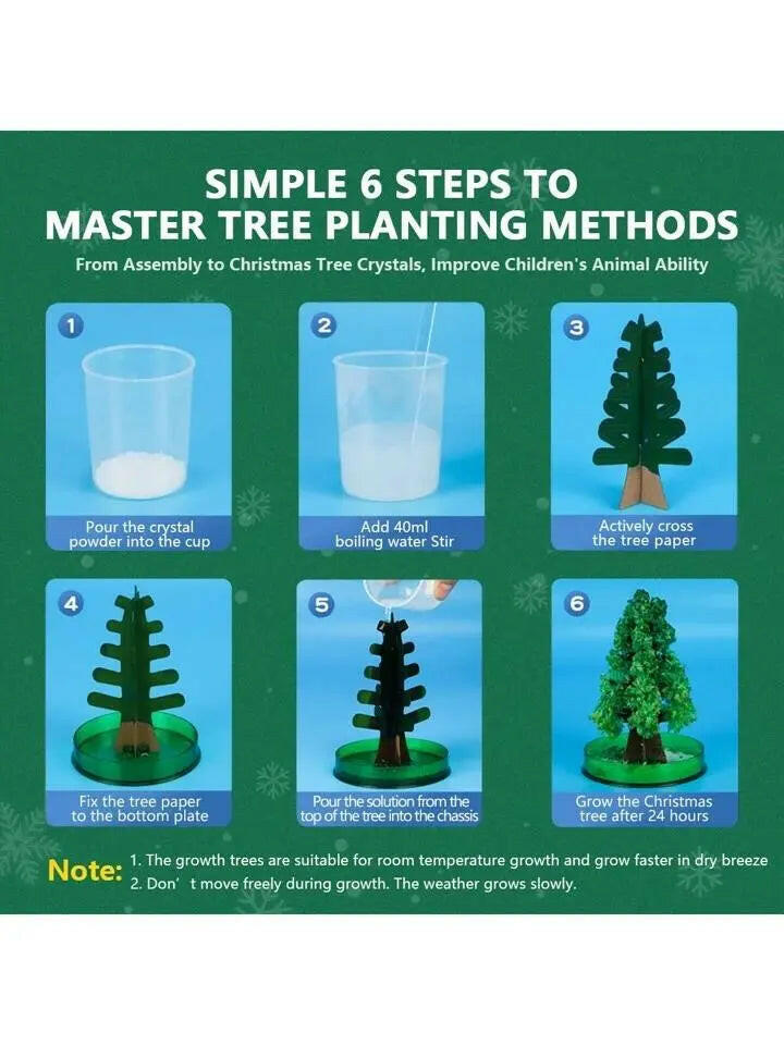 2 Types Magic Growing Christmas Tree KIDZMART