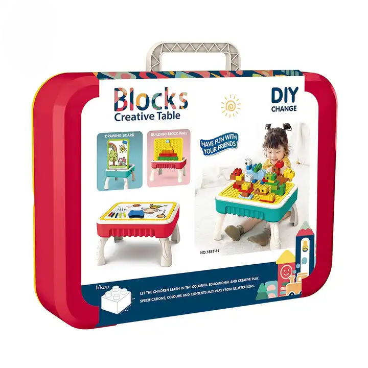 Blocks Creative Table | Building Blocks Table | Drawing Board