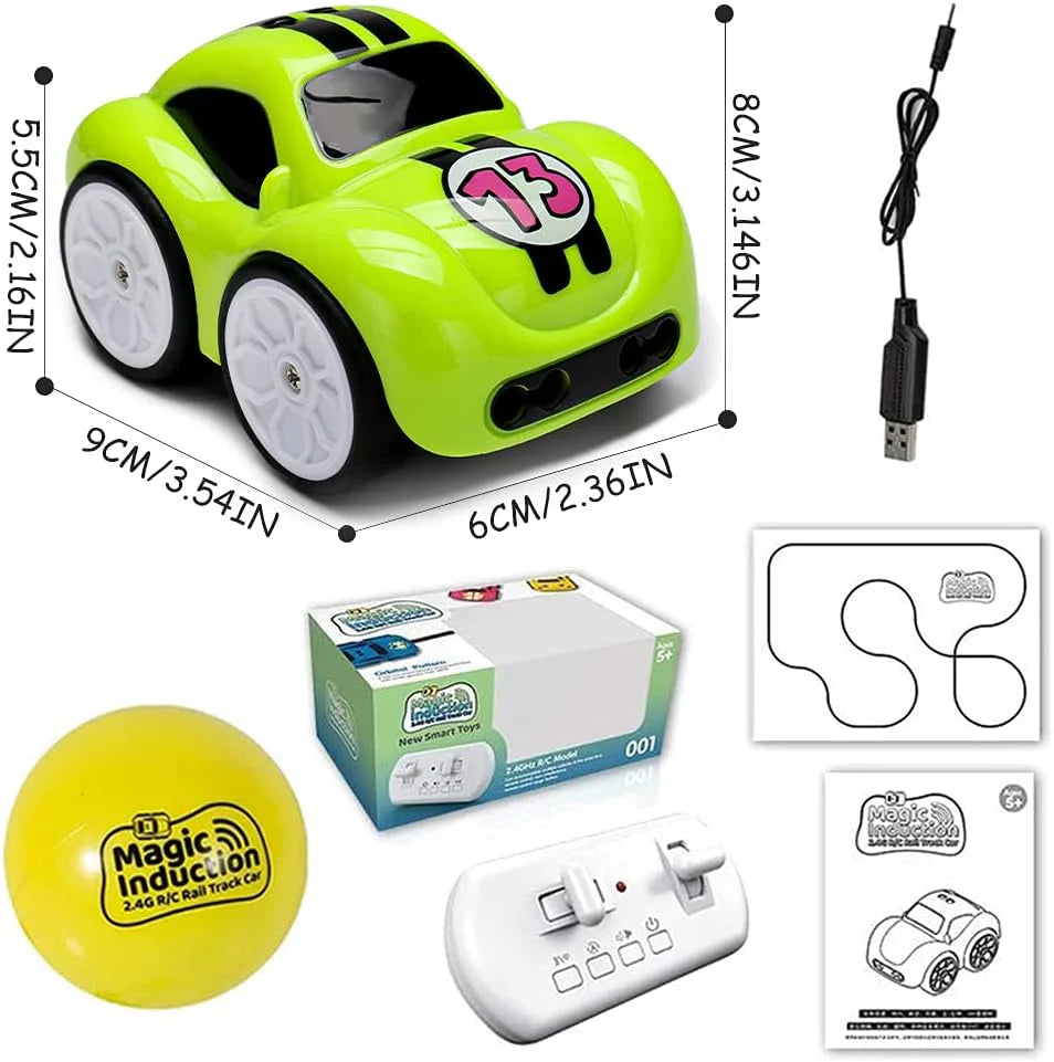 2-in-1 Smart RC & Track-Following Car