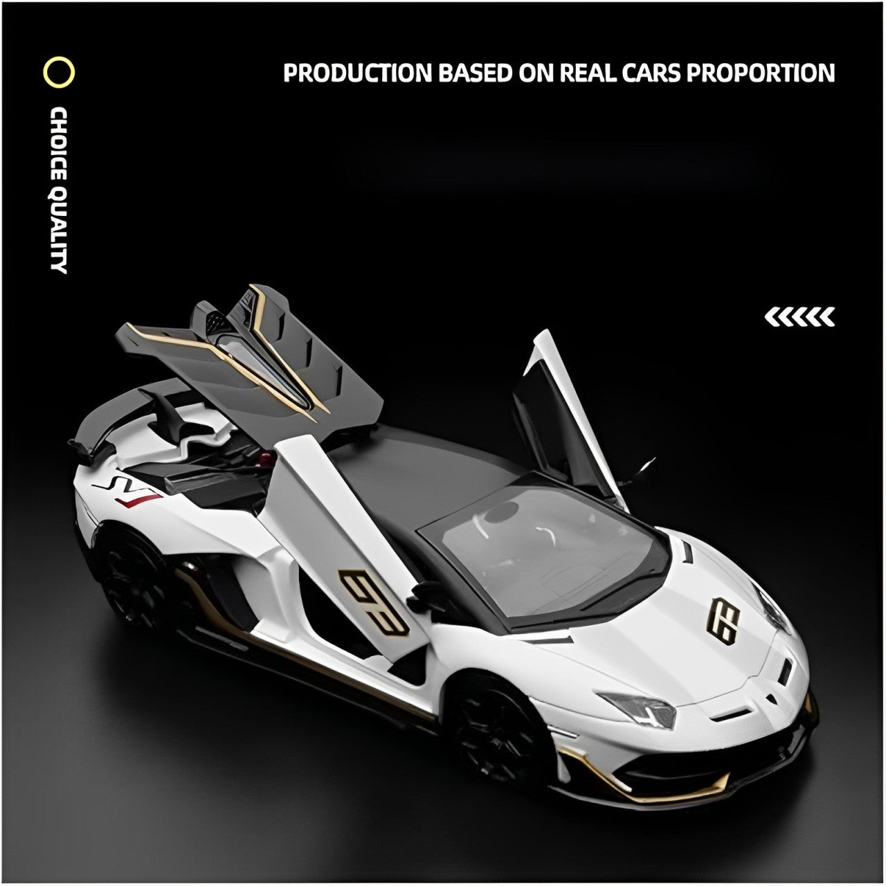 Diecast Model Lamborghini Aventador SVJ63 1/24